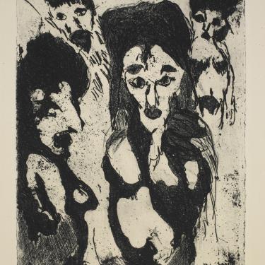 Sans titre, 1969, 24,2x18,4cm, signé et daté en bas à droite, hors catalogue