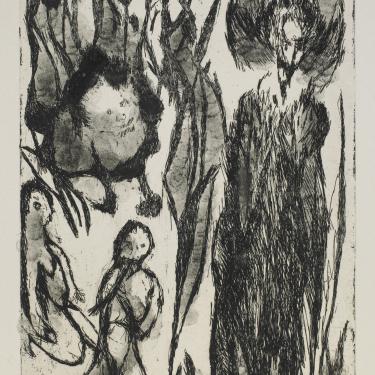 «Jardin du Paradis», vers 1957,eau-forte, 25,2x16,7cm, K-B 40