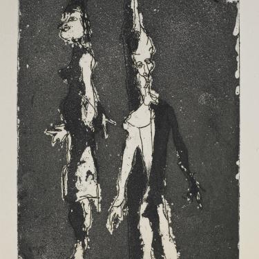 Sans titre, mars 1955, eau-forte et aquatinte, 20,14,8cm, K-B 15